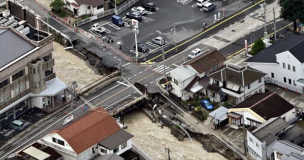 広島県大雨で氾濫や浸水　一部地域で最大雨量　三原に緊急安全確保
