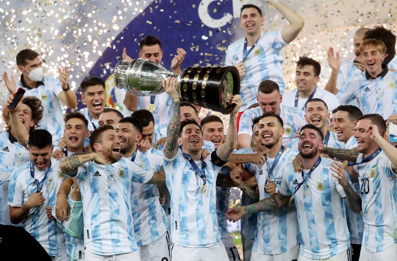 サッカー＝アルゼンチンがブラジル下し優勝、南米選手権