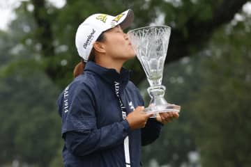 畑岡奈紗、2年ぶりの通算4勝目　米女子ゴルフ、最終ラウンド中止