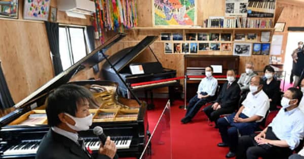 被爆ピアノ　永久保存への思い　調律師矢川さん、資料館オープン
