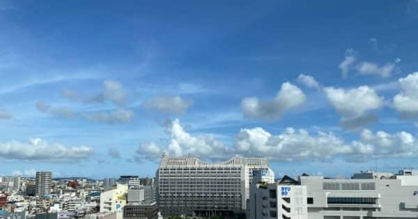 沖縄の天気予報（7月17日）　晴れ、所によりにわか雨