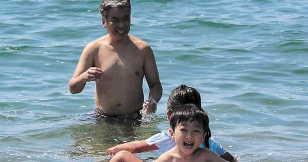 「岩手の湘南が帰ってきた」　高田松原海水浴場、11年ぶり海開き