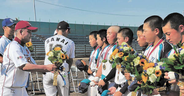 福島でも「子ども復興五輪」　元プロ野球選手が指導