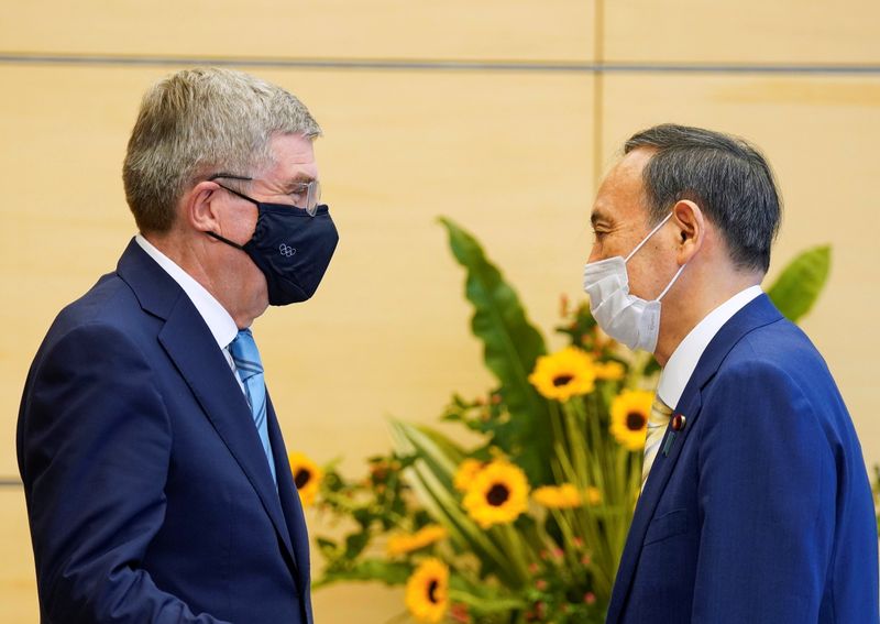 菅首相、新型コロナ感染拡大に「ようやく出口」　ＩＯＣ総会で