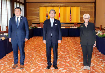 日米韓、中国念頭に連携　台湾の平和強調、外務次官協議