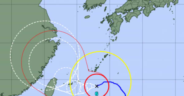 沖縄本島中南部の暴風警報を解除、注意報に（21日午後12時8分）