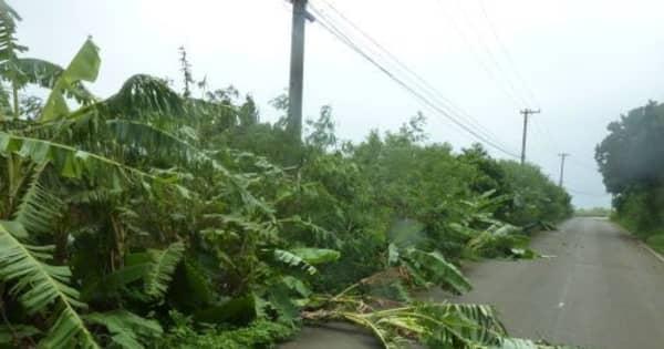 台風6号で先島住民避難2日目　疲労濃く、長期化に不安