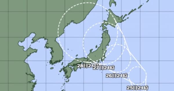 台風8号が発生、関東へ来週接近の恐れ　五輪に影響も（7月23日夜）