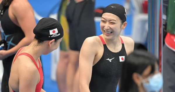 池江璃花子、「楽しかったけど、悔しさも」リレー第2泳者で五輪舞台　予選突破逃す
