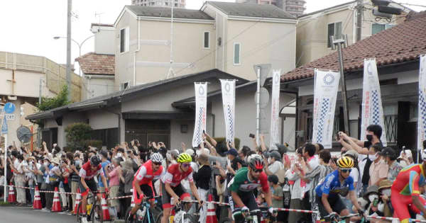 【東京五輪】自転車ロードレース　相模原の沿道は静かな応援風景