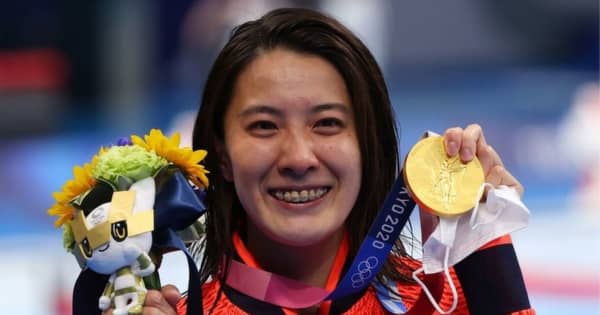 【東京五輪】 競泳女子の大橋、金メダル獲得　400M個人メドレー