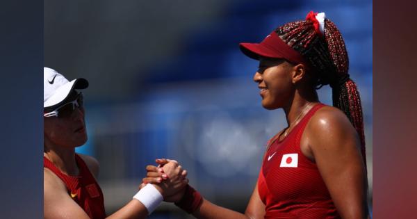 五輪＝女子テニス大坂が初戦で快勝、中国選手にストレート勝ち