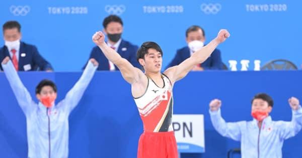 体操日本団体は惜しくも銀メダル　初出場4選手が大奮闘も連覇ならず　金メダルはROC