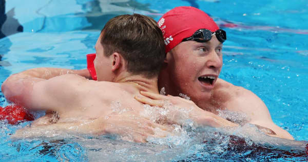 【東京五輪】 競泳の英男子、金銀独占　200メートル自由形