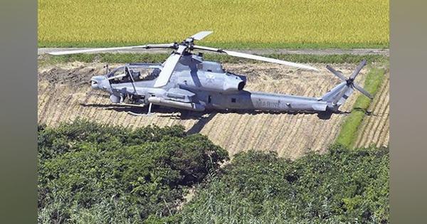 米軍普天間所属機、事故絶えず　宮崎のヘリ不時着で沖縄県が防止策を要求