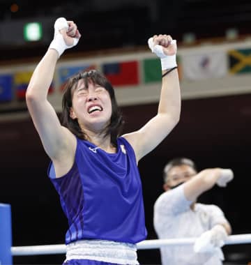 入江聖奈、女子初のメダル確定　ボクシング・28日