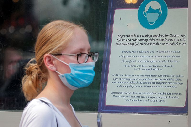 米、連邦政府機関内でのマスク着用指示　コロナ感染拡大の地域で