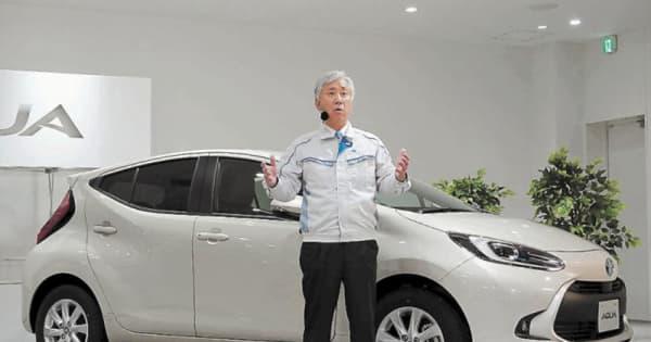 新型アクアは給電機能装備　トヨタ東日本、生産開始で式典