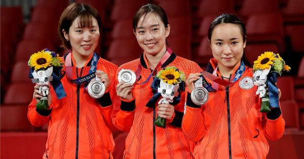 【東京五輪】 卓球女子団体、日本は銀　空手形の清水も銀