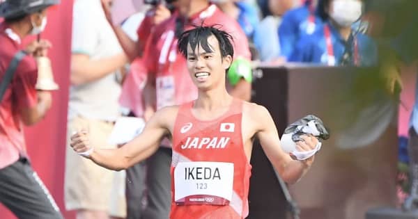 20キロ競歩で銀の池田向希　50キロ代表・川野に渡したメダルのバトン