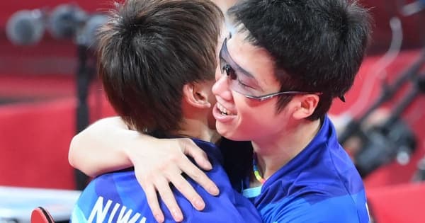 卓球男子団体　日本は水谷・丹羽のダブルスで先勝　韓国との3位決定戦