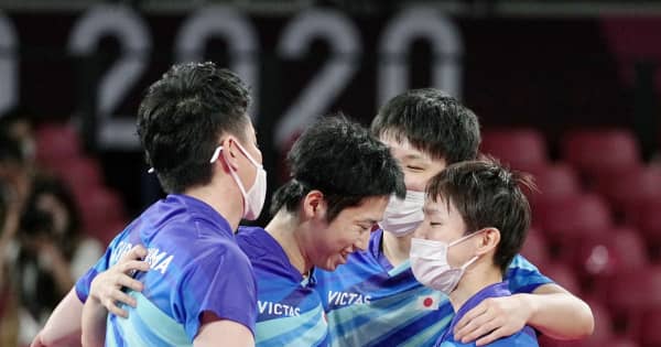卓球日本、韓国破り「銅」　男子団体2大会連続メダル