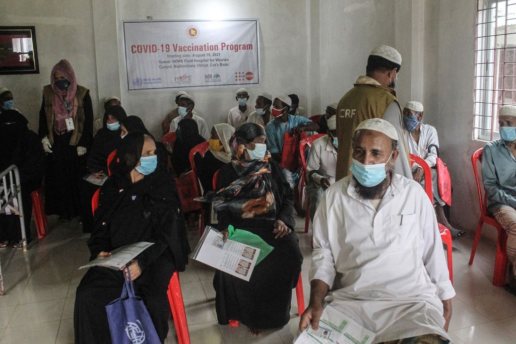ロヒンギャ難民にワクチン接種開始　バングラ：時事ドットコム