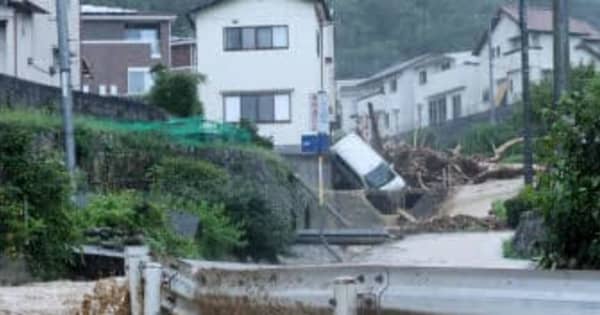 広島・島根で江の川氾濫　西日本豪雨超す雨量