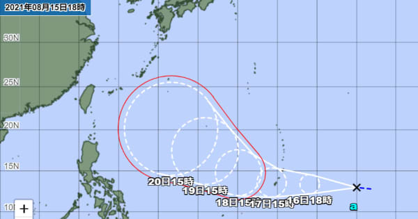 新たな台風が発生か　日本の南へ進む予想　沖縄に近づく可能性も