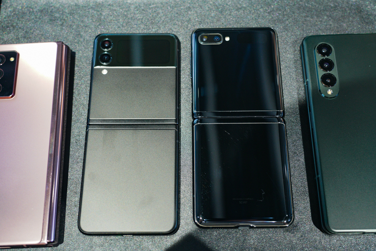 Galaxy Z Fold3 5G / Galaxy Z Flip3 5G実機レポ。Galaxy Harajukuで