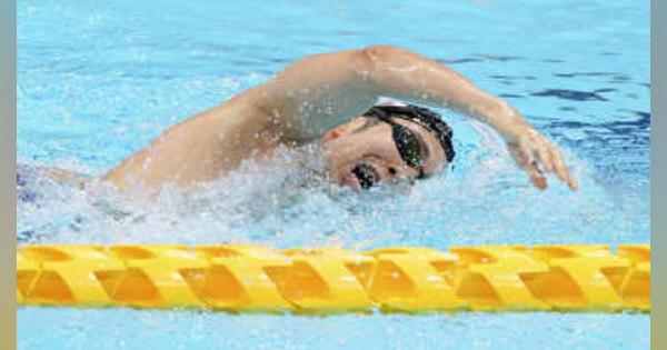 パラリンピック公式練習スタート　競泳の富田、成田ら感触確かめる