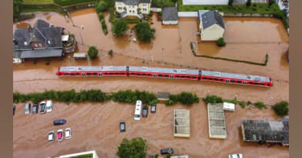 洪水、西欧で最大9倍起きやすく　温暖化の影響で、欧米研究者
