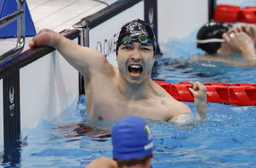 競泳、鈴木孝幸が日本勢初の金　東京パラ、男子100m自由形