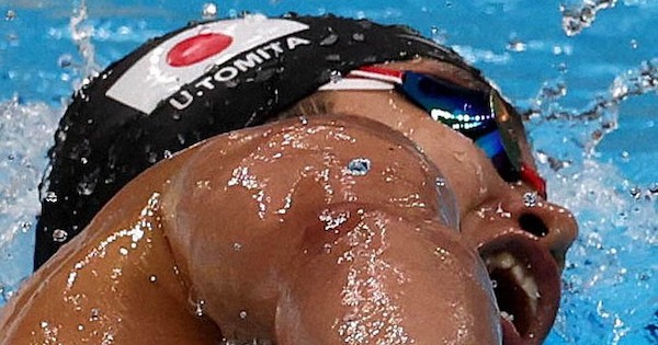富田宇宙が銀メダル獲得　パラ競泳男子400m自由形