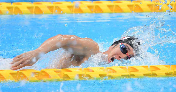 パラ競泳　富田宇宙が銀メダル　男子400m自由形S11
