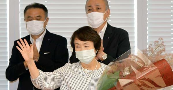 【横浜市長選】林横浜市長が最後の登庁　「これからも遠くで市民の幸せを祈っている」