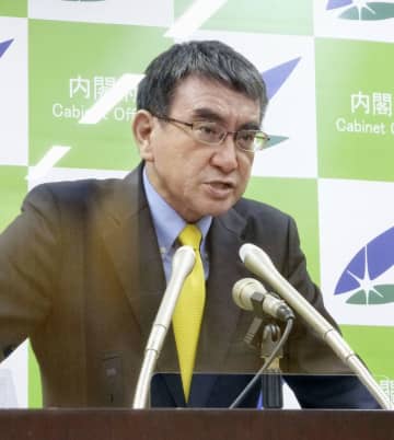 河野氏、菅首相支持を示唆　自民総裁選、実績を評価