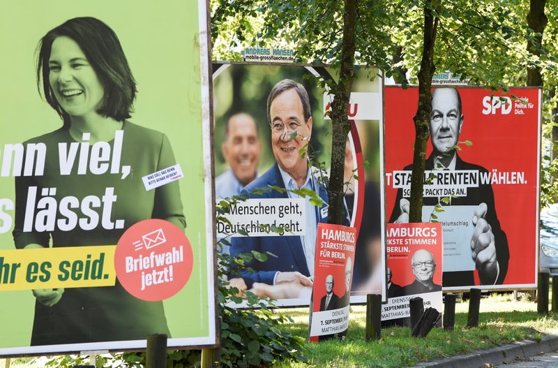 ドイツ総選挙、社民が保守系与党を5ポイントリード＝世論調査