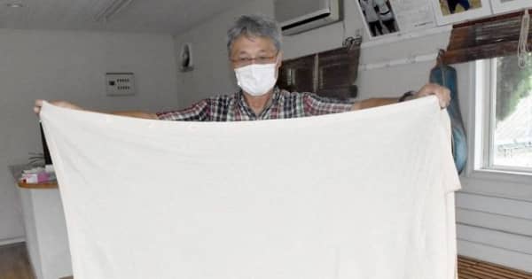 倉敷産綿花で子ども服に　制作の楠戸さん、CFで資金募る