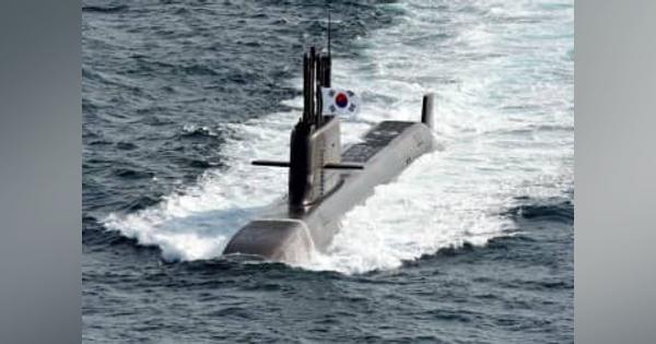 韓国が潜水艦ミサイル発射実験　成功と報道、北朝鮮に対抗