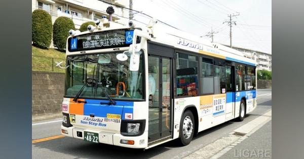 相鉄バスら、横浜市で駅に接続する自動運転バスの有償の実証実験実施