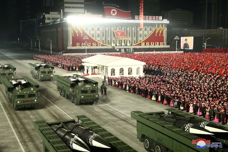 北朝鮮、平壌で軍事パレード実施のもよう＝複数メディア