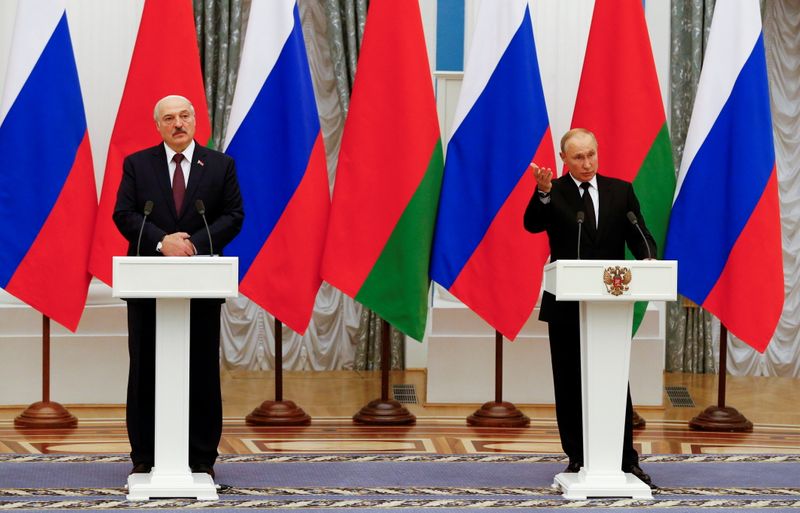 ロシアとベラルーシが首脳会談、エネルギー市場統合などで合意
