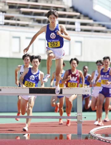3000m障害、順大の三浦連覇　日本学生対校陸上