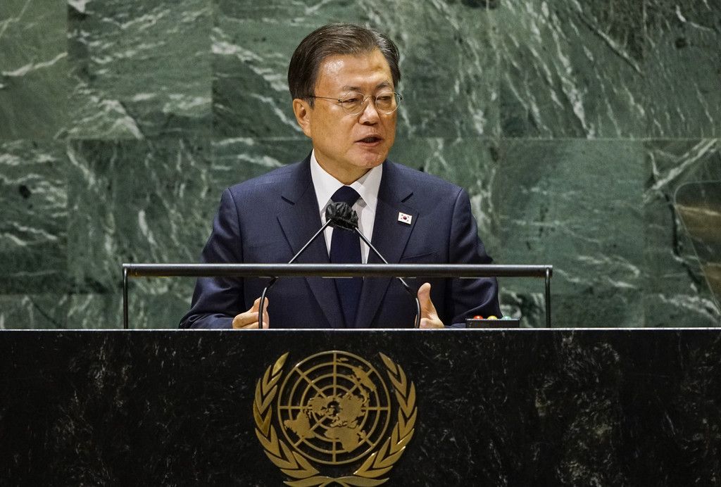 「終戦宣言」へ支持訴え　北朝鮮に対話呼び掛け―韓国大統領：時事ドットコム