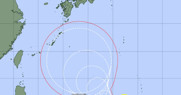 台風16号が発生　発達しながら日本の南へ　沖縄接近の恐れも（9月24日朝）