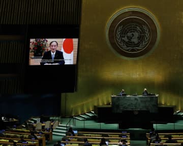 WHO改革、台湾参加促す　首相、国連総会ビデオ演説