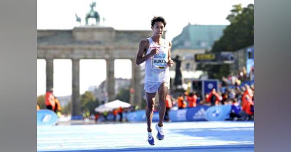 ベルリン・マラソン、土方は9位　エチオピアのアドラが初優勝