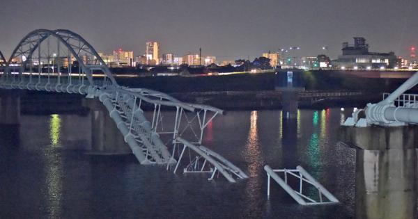 和歌山で水管橋崩落し６万世帯断水か