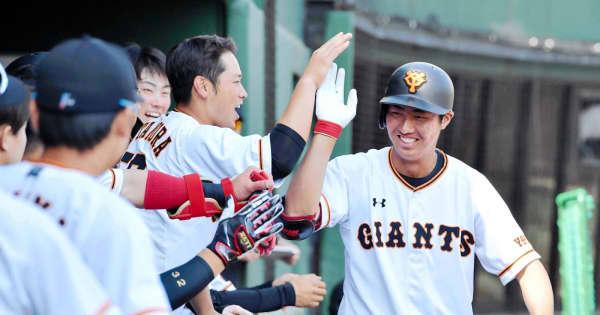 巨人発表　高卒3年目の松井義弥ら5選手に戦力外通告　山下航汰ら5選手を自由契約